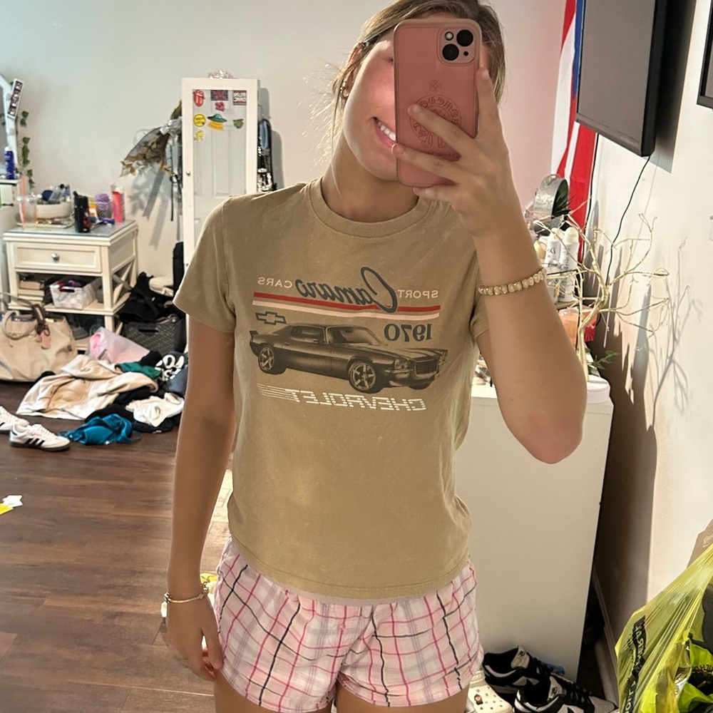 tan corvette shirt